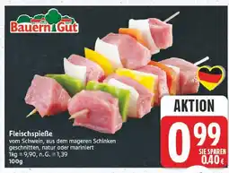 E-Center Bauern gut fleischspieße Angebot