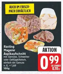E-Center Rasting magerer aspikaufschnitt Angebot