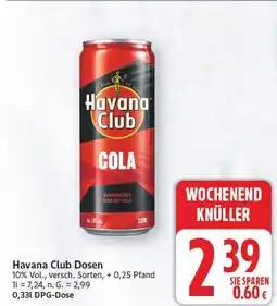 E-Center Havana club dosen Angebot