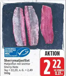 E-Center Sherrymatjesfilet Angebot