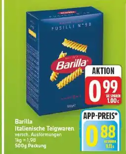 E-Center Barilla italienische teigwaren Angebot