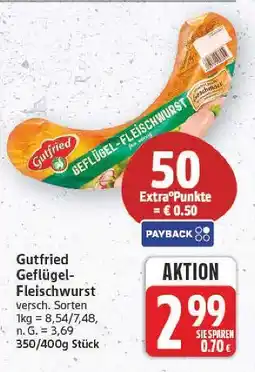 E-Center Gutfried geflügel-fleischwurst Angebot