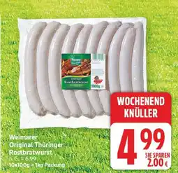 E-Center Weimarer original thüringer rostbratwurst Angebot