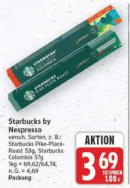 E-Center Starbucks by nespresso pike place roast Angebot
