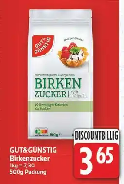 E-Center Gut&günstig birkenzucker Angebot