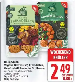 E-Center Billie green vegane bratwurst Angebot