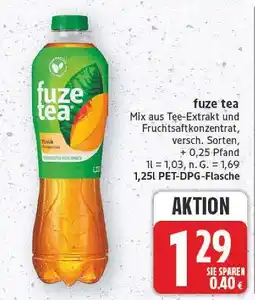 E-Center Fuze tea mix aus tee-extrakt und fruchtsaftkonzentrat Angebot