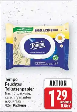 E-Center Tempo feuchtes toilettenpapier Angebot