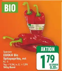 E-Center Edeka bio spitzpaprika, rot Angebot