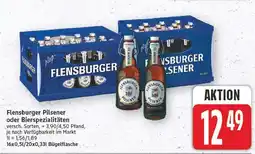 E-Center Flensburger pilsener oder bierspezialitäten Angebot