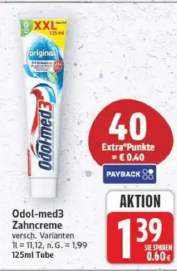 E-Center Odol-med3 zahncreme Angebot