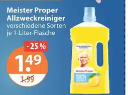V Markt Meister proper allzweckreiniger Angebot