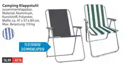 V Markt Camping klappstuhl Angebot