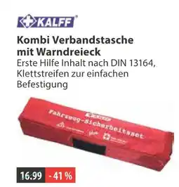 V Markt Kalff kombi verbandtasche mit warndreieck Angebot