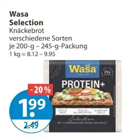 V Markt Wasa selection protein+ Angebot