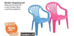 V Markt Kinder-stapelsessel blau Angebot