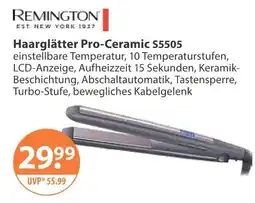 V Markt Remington haarglätter pro-ceramic s5505 Angebot