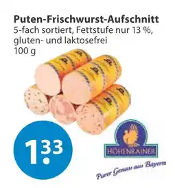 V Markt Höhenrainer puten-frischwurst-aufschnitt Angebot