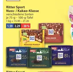 V Markt Ritter sport roasted peanut Angebot