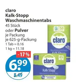 V Markt Claro kalk-stopp Angebot