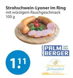 V Markt Palmberger strohschwein-lyoner im ring Angebot