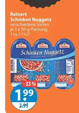 V Markt Reinert schinken nuggetz Angebot
