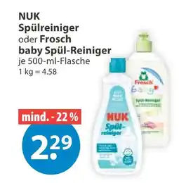 V Markt Nuk spülreiniger Angebot