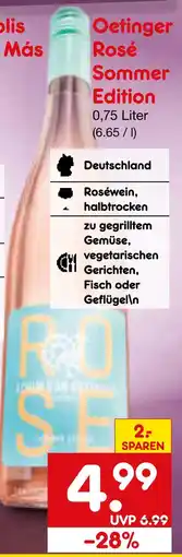 Netto Marken-Discount Oetinger rosé sommer edition Angebot