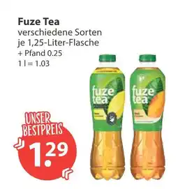 V Markt Fuze tea Angebot
