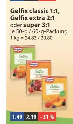 V Markt Dr. oetker gelfix classic 1:1 Angebot