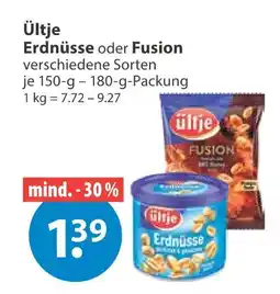 V Markt Ültje erdnüsse oder fusion Angebot