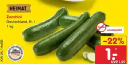 Netto Marken-Discount Heimat zucchini Angebot