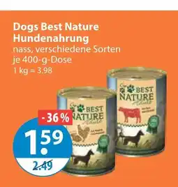 V Markt Dogs best nature hundenahrung Angebot