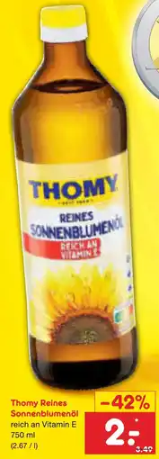 Netto Marken-Discount Thomy reines sonnenblumenöl Angebot