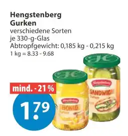 V Markt Hengstenberg gurken Angebot