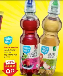 Netto Marken-Discount Hello welt bio saftschorle Angebot