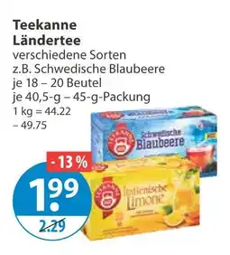 V Markt Teekanne schwedische blaubeere Angebot