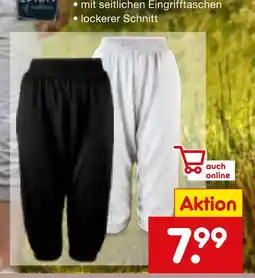 Netto Marken-Discount Spirit damen wellnesshose oder herren wellnessshorts Angebot