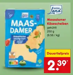 Netto Marken-Discount Gutes land maasdamer käsescheiben Angebot