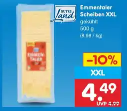Netto Marken-Discount Gutes land emmentaler scheiben xxl Angebot