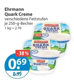 V Markt Ehrmann quark creme Angebot