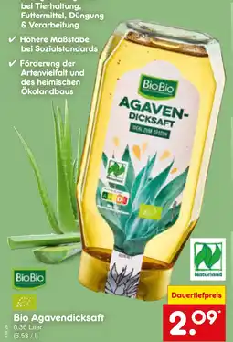 Netto Marken-Discount Biobio agavendicksaft Angebot
