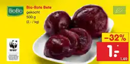 Netto Marken-Discount Biobio bio-rote bete Angebot