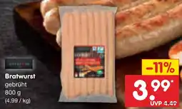 Netto Marken-Discount Bratwurst Angebot
