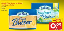 Netto Marken-Discount Meggle feine butter, streichzart oder joghurtbutter Angebot