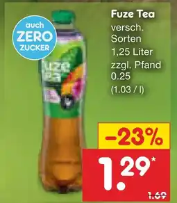 Netto Marken-Discount Fuze tea Angebot