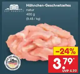 Netto Marken-Discount Gut ponholz hähnchen-geschnetzeltes natur Angebot