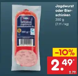 Netto Marken-Discount Jagdwurst oder bier-schinken Angebot