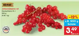 Netto Marken-Discount Heimat johannisbeeren rot Angebot