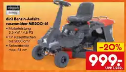 Netto Marken-Discount 6in1 benzin-aufsitz-rasenmäher mr200-61 Angebot